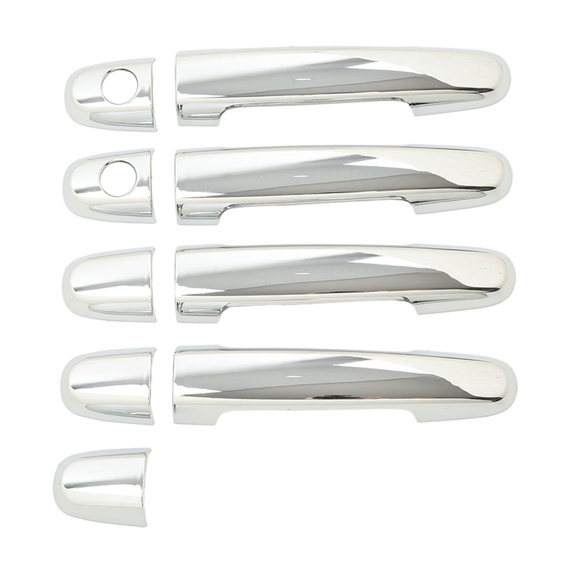 8 Pcs Car Exterior Door Handle Cover ABS Chrome Door
