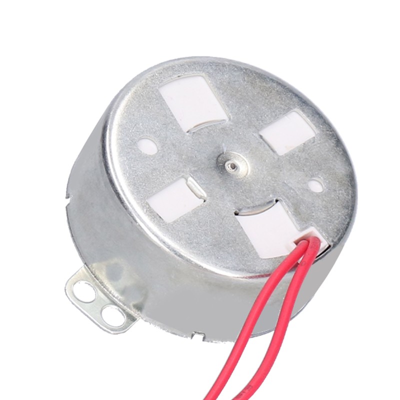 DC Motor 20RPM CCW/CW 4W 24V Horizontal Hole Tapping Shaft