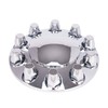 CHDT66 Complete Chrome Wheel Cover Set, 33mm Lug Nut Covers