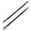 2PCS Adjustable Carbon Front Bumper Lip Splitter Strut Rod Tie