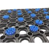 BaWoTec Durable Robust Ring Rubber Mat, Entrance Area, Non-Slip, Indoor