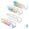 iDesign 3-Section Sugar Packet and Tea Bag Holder for Kitchen