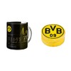 Borussia Dortmund BVB-Zauberglas, 1 St√ºck (1er Pack) & BVB-Zauberhandtuch (60