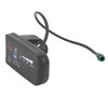 Electric Bike Power Display Meter Waterproof 5 Pin Interface ABS
