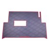 Huskey Red Trim Golf Cart Floor Mat For Club Car