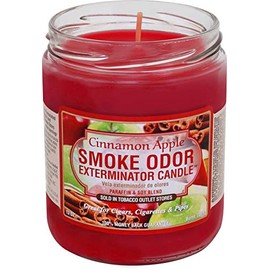 Smoke Odor Exterminator Candle Cinnamon Apple 13oz