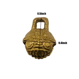 20 Pcs Vintage Mini Brass Bells Christmas Craf Wind Chimes for DIY Crafts Making