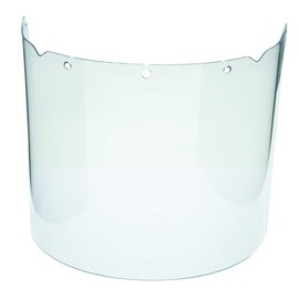 MSA 10115855 V-Gard Visors, 8" x 17" x .098", Propionate, Clear