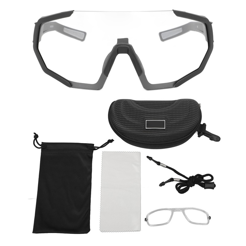Cycling Glasses Color Changing Impact Resistant Eye Protection Lightweight Outdoor