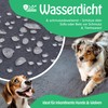 petpurry® Waterproof Dog Blanket, 73 x 101 cm, M/Grey, Fluffy