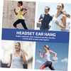 BIUDECO 2sets Ergonomic Ear Hook Clip Rubber Headphones Ear Hooks