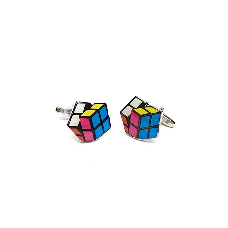 Puzzle Cube Cufflinks (X2SJ005)