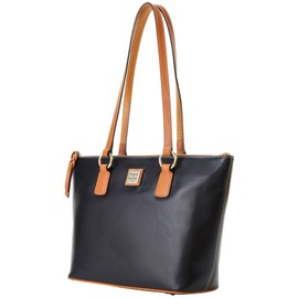 Dooney & Bourke Handbag, Wexford Leather Small Wren Zip Tote - Black
