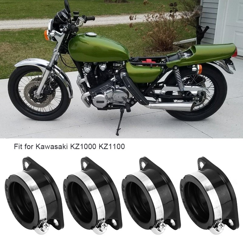 4Pcs/Set Caburetor Intake Manifold Boots Carb Holder Fit For Kawasaki