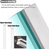 Viuseo Heavy-Duty Glass Railing, 304 Stainless Steel Glass Railing Post