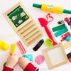 Toddmomy 10 Pcs Unfinished Wood Picture Frames Craft Frames DIY