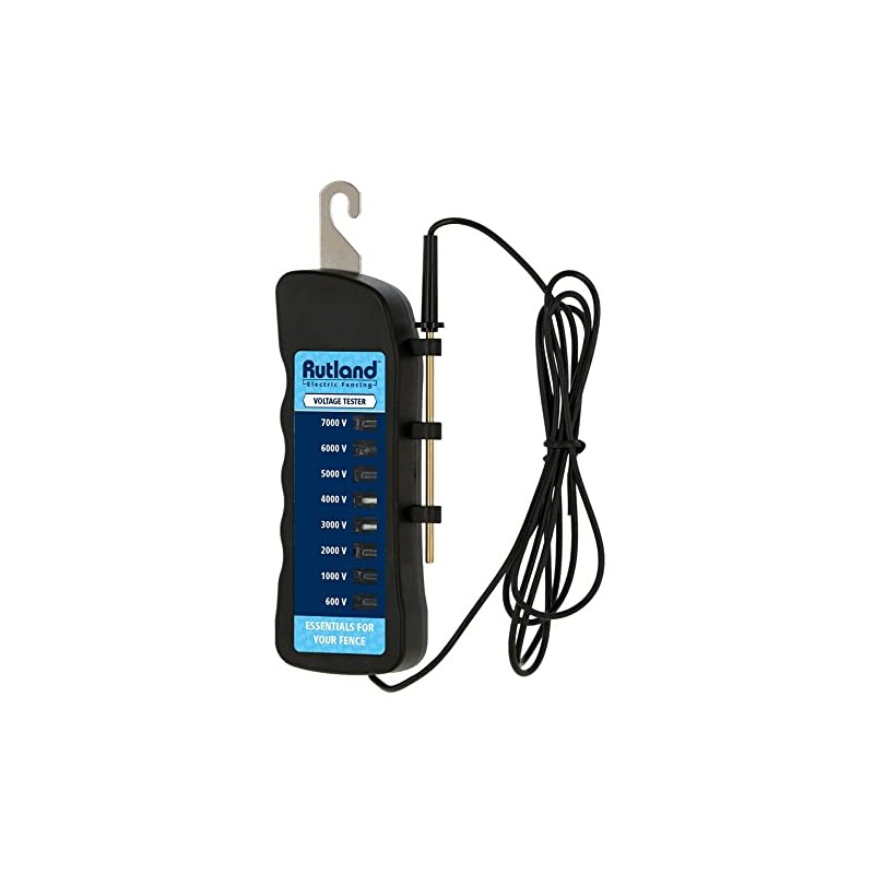 Rutland Essentials Fence Voltage Tester, Black