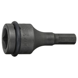 Tone HP4AH-08 Hexagon Socket for Impact, 0.5 inch (12.7 mm) Drive (1/2 mm), Double Side Width 0.3 inches (8 mm)