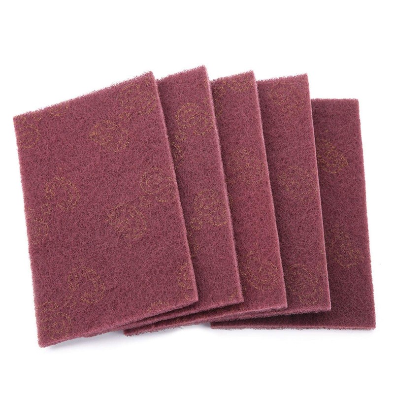 5Pcs/Set Scouring Pads, Abrasive Hand Scouring Pad Industrial Scourer Abrasive
