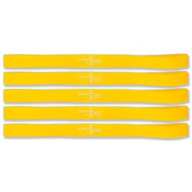 Dittman Training Bands (Set of 5, Yellow, Light) for Training, Physiotherapy