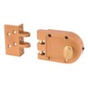 Kaba Ilco Auxiliary Lock, Jimmyproof Deadlock, Bronz (530-53-51)