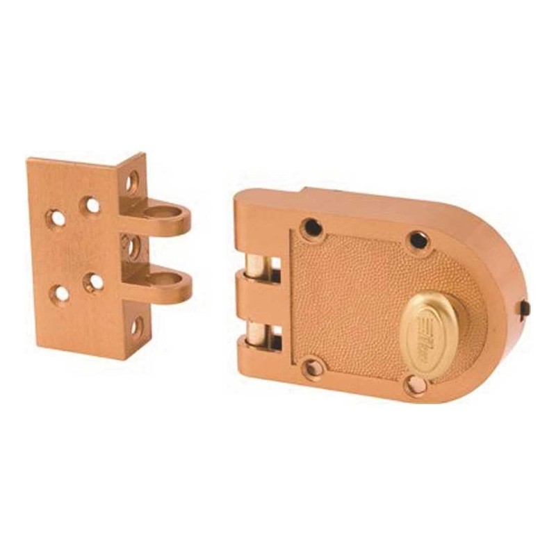 Kaba Ilco Auxiliary Lock, Jimmyproof Deadlock, Bronz (530-53-51)