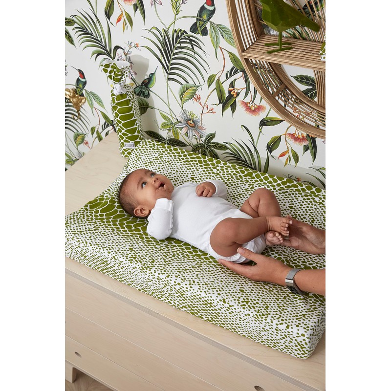 Meyco Baby Changing Mat Cover Snake Avocado 50 x 70