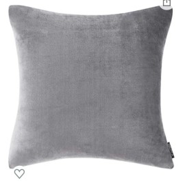 Nautica New Nautica Valmont European Pillow Sham 26 X 26 Gray Microsuede