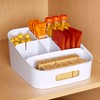 YouCopia ShelfBin Adjustable Snack Bin, BPA-Free Divided Storage Basket for