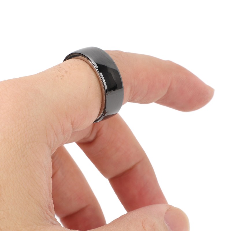 Smart Ring Multifunction Sleep Temperature Monitoring Pedometer 23mah Health Tracker