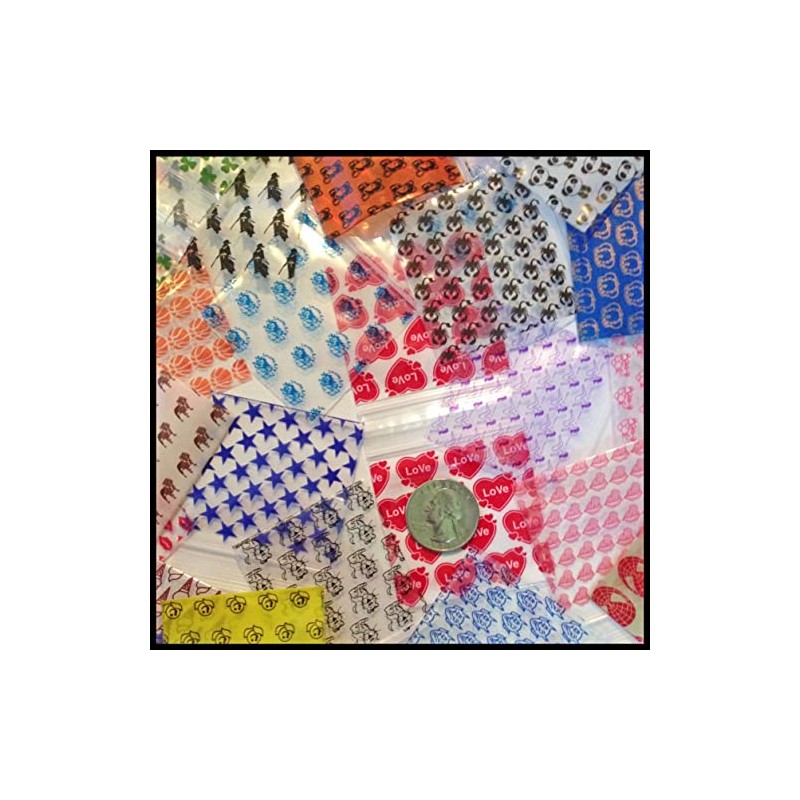 Cmpn. 2020 Apple Mini Ziptop 100 Baggies 25 Random Designs