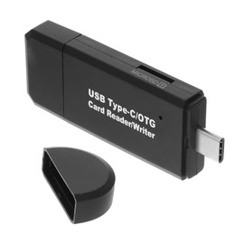 TEHAUX High Speed Type C OTG Card Reader Versatile USB Hub Adapter for Computer Supports Micro USB Portable Lightweight Design for