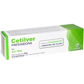 Cetilver (Pirfenidona) Gel 5 Cajas con 10 gramos Maver Laboratorios Tratamiento Antifibrótico para Cicatrices, Quemaduras y Fibrosis Cutánea Uso Tópico