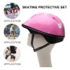 Kit De Protección De Patín Casco Rodillera Codera Para Niños
