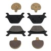 4PCs Motorcycle Front And Rear Brake Pads Brake Accessory Replacement