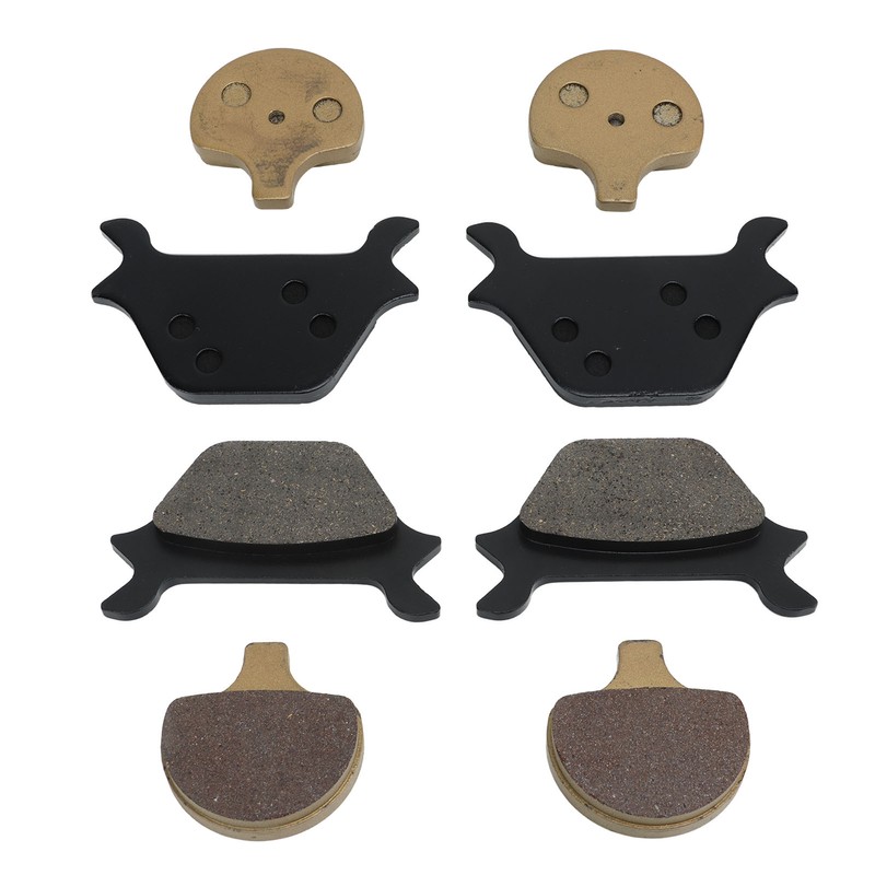 4PCs Motorcycle Front And Rear Brake Pads Brake Accessory Replacement