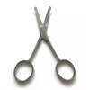 4.5" Curved Mustache Nose Ear Beard Hair Remover Scissors Trimmer
