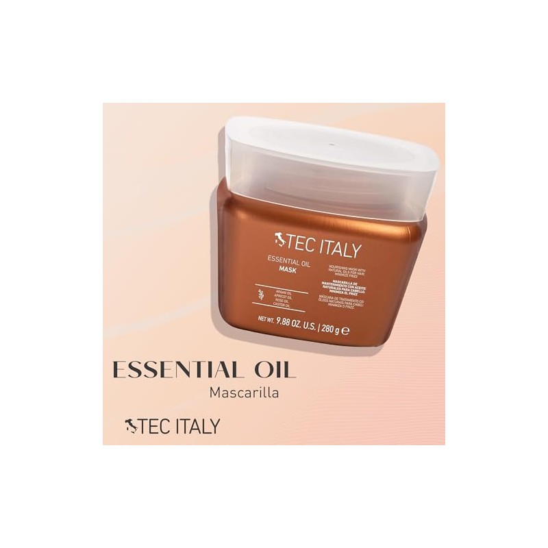 TEC ITALY Essential Oil Mask Mascarilla Hidratante Aceites Naturales 300