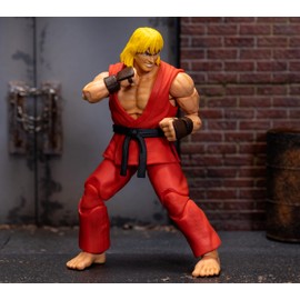 Street Fighter II - Figura de acción de Ken de 15 cm, Juguetes para niños y Adultos