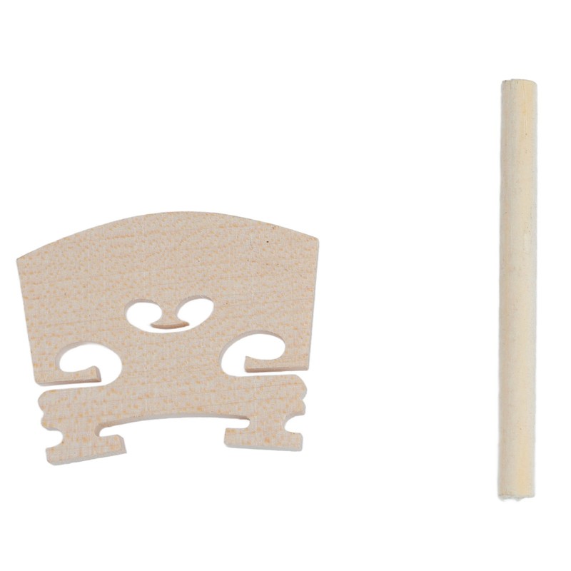 15Pcs Violin Accessory Tailpiece Chin Rest Tuning Peg Fine Tuner