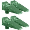 Nuanchu 4 Pcs Wedge Downspout Screen Gutter Guard Downspout Filter