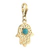Nenalina Hand of Fatima 0402832522 Carabiner Charm Pendant for Charm
