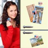 Kühlschrankmagnete Länder Flagge USA 4er Geschenk Set Amerika Magnete für