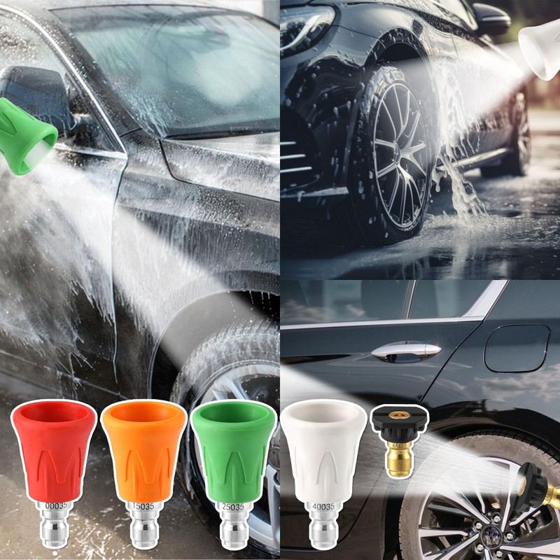FIXFANS Pressure Washer Nozzle Guard, Stainless Steel High Power Washer