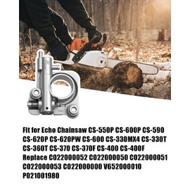 APSOT Auto Oiler Assembly Oil Pump Fit for Echo CS 330MX4 330T 360T 370 370F 400 400F, Replace C022000050 C022000051 C022000052 C022000053 C022000000 V652000010 P021001980 (with Rubber Ring)