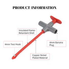 2 pieces multimeter test clips, P5010 automotive breakdown probe car repair test clip, wire piercing probe clip, car test tool
