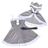 Clear Stone Miminoel Women's Cosplay Okami Cape Santa, Gray