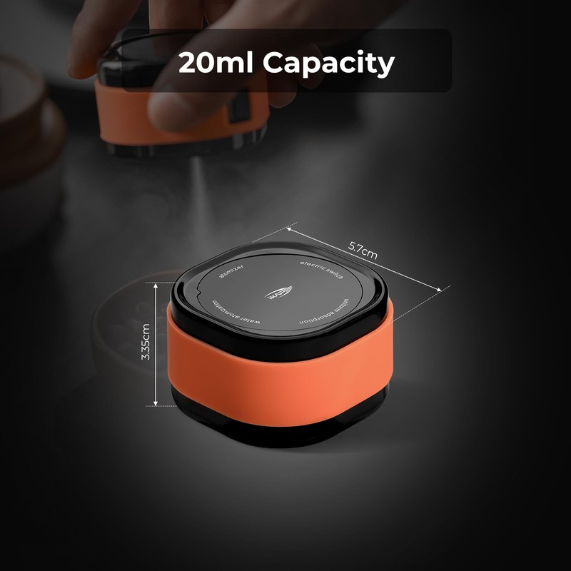 Magnetic Rechargeable Coffee Bean Spray Bottle & Tray Set, 20ml