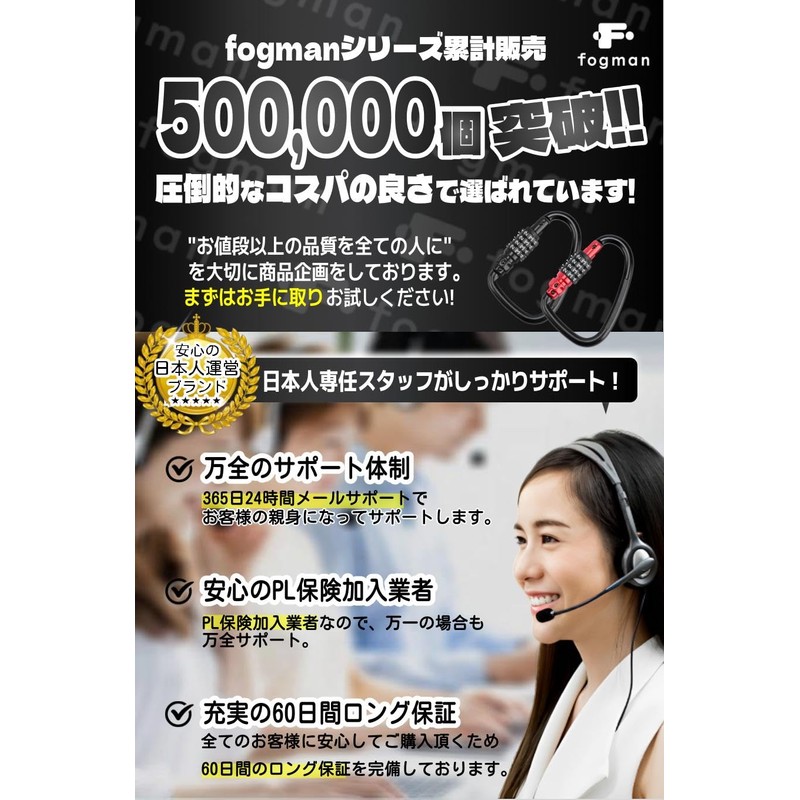 fogman Climbing Helmet Holder with Lock Dial Lock Bike Key