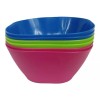 Boris 10 Tazones De Colores Bowl De Plastico 855ml
